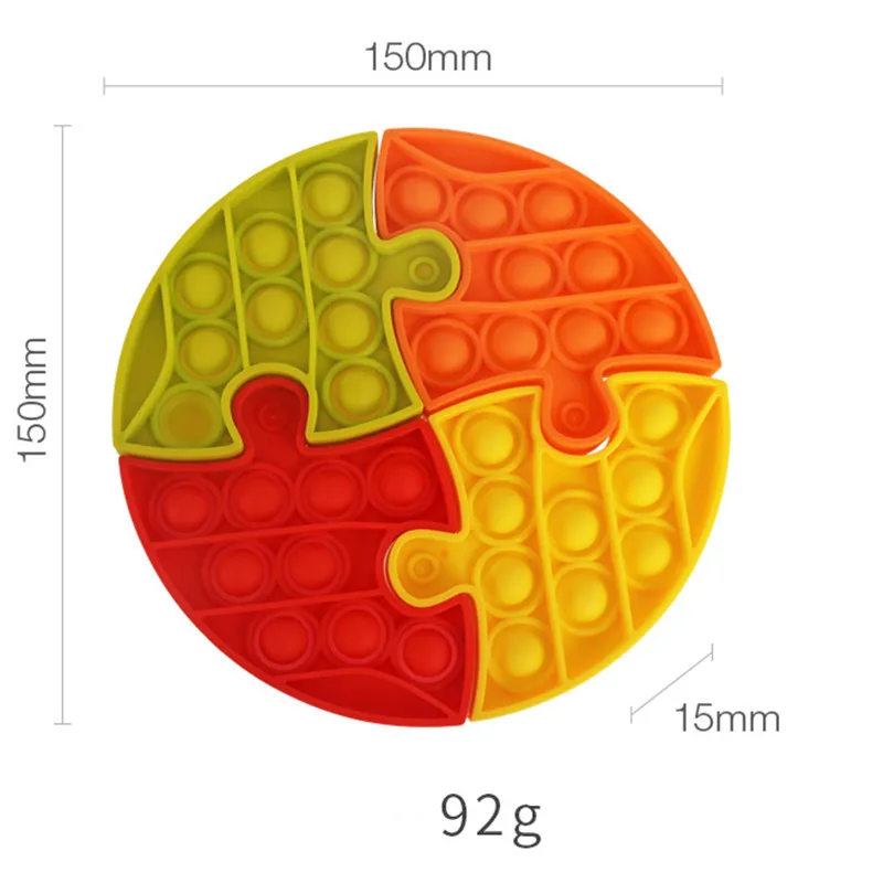 Pop It Fidget Puzzle More Fun Toys Sensory Popit Game for Kids