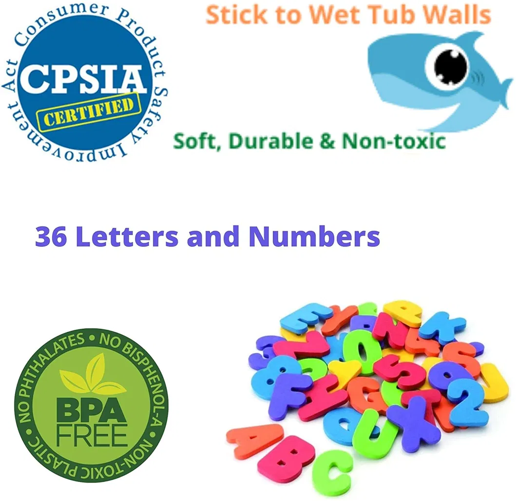 Premium Quality ABC 123 Foam Alphabet Toy for Preschool Learning Spelling