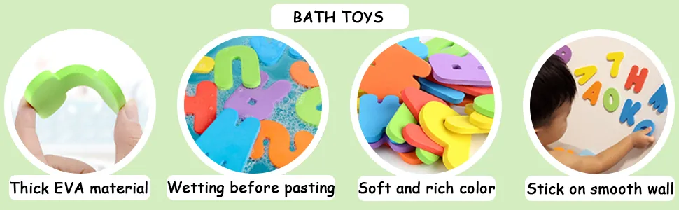 Premium Quality ABC 123 Foam Alphabet Toy for Preschool Learning Spelling