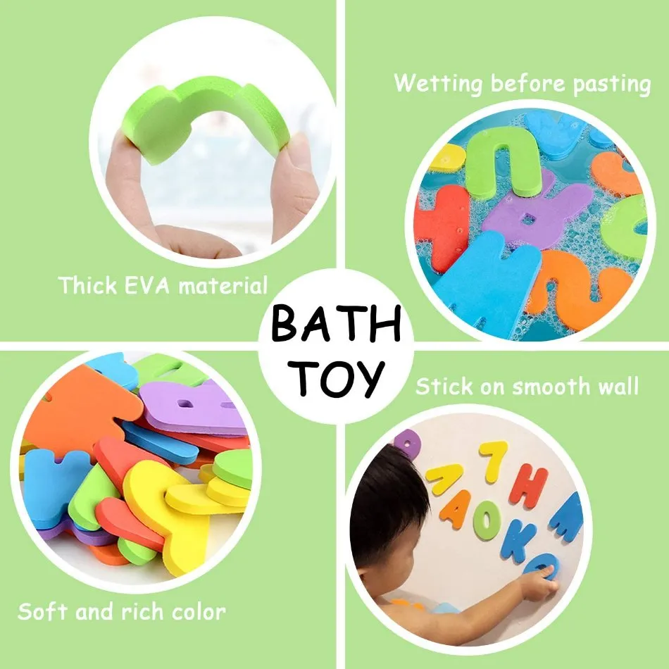 Premium Quality ABC 123 Foam Alphabet Toy for Preschool Learning Spelling