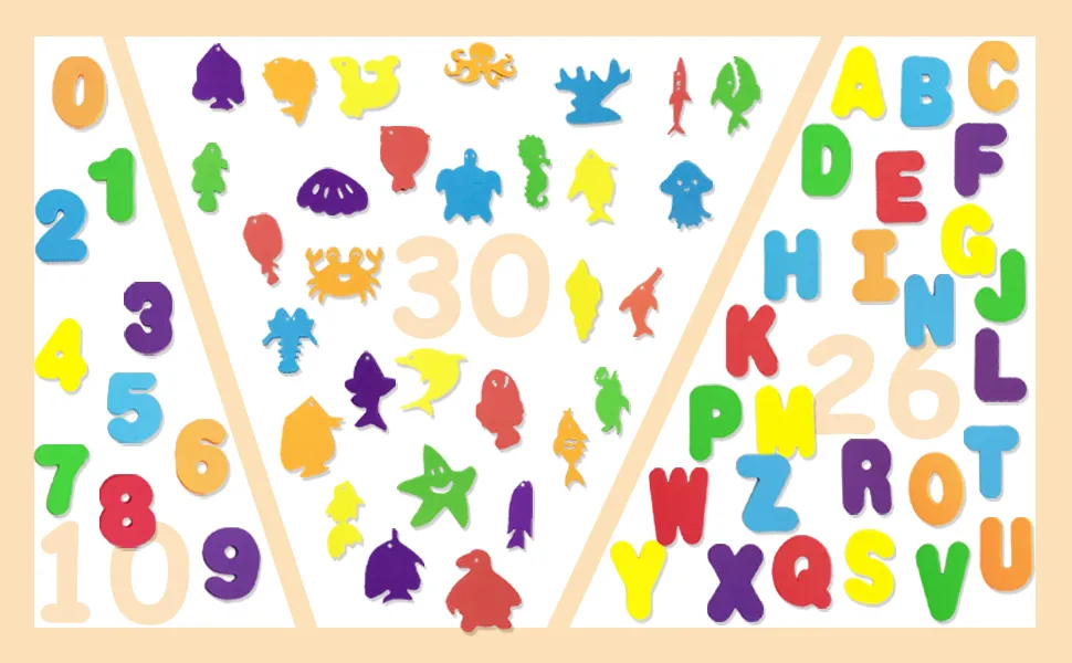 Premium Quality ABC 123 Foam Alphabet Toy for Preschool Learning Spelling