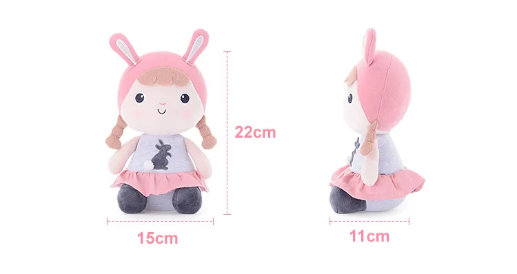 Pretty Girl Baby Plush Toys Kawaii Baby Appease Stuffed Doll