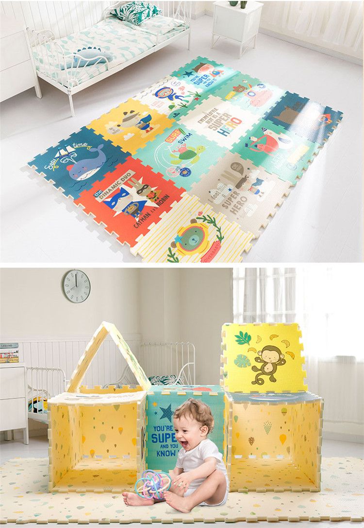 Puzzle Toy 2cm Baby Play Mat XPE Foam Waterproof Children′s Carpet Crawling Pad Living Room Activity Floor Mat XPE Puzzle Mats