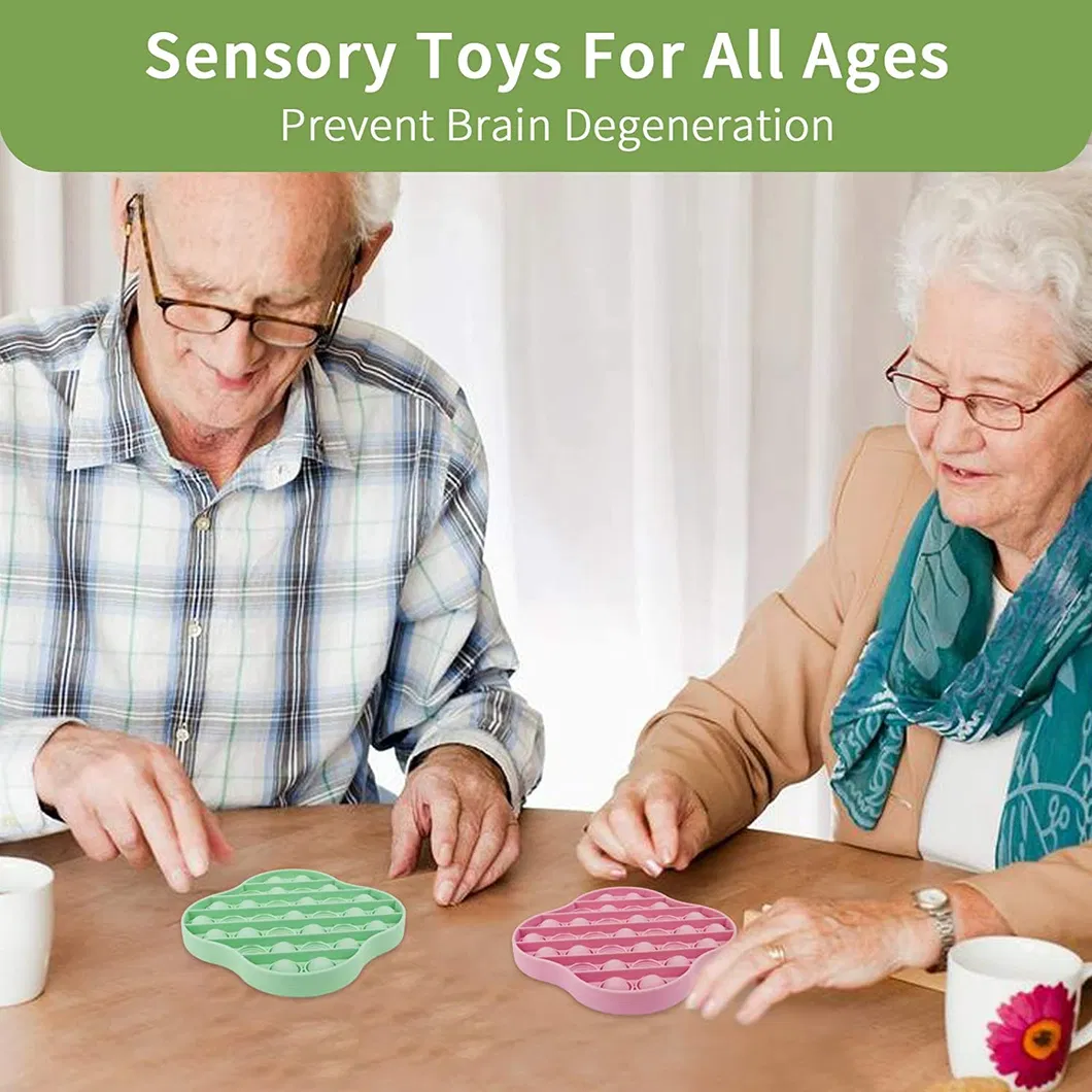 Silicone Push Pop Bubble Sensory Toys for All Ages Help Restore Emotions