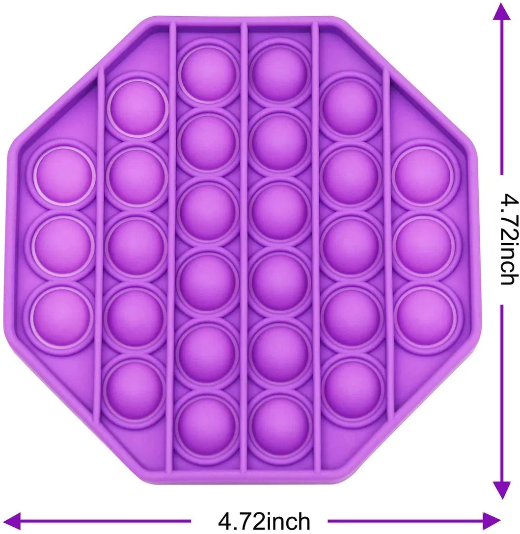 Silicone Push Pop Bubble Sensory Toys for All Ages Help Restore Emotions