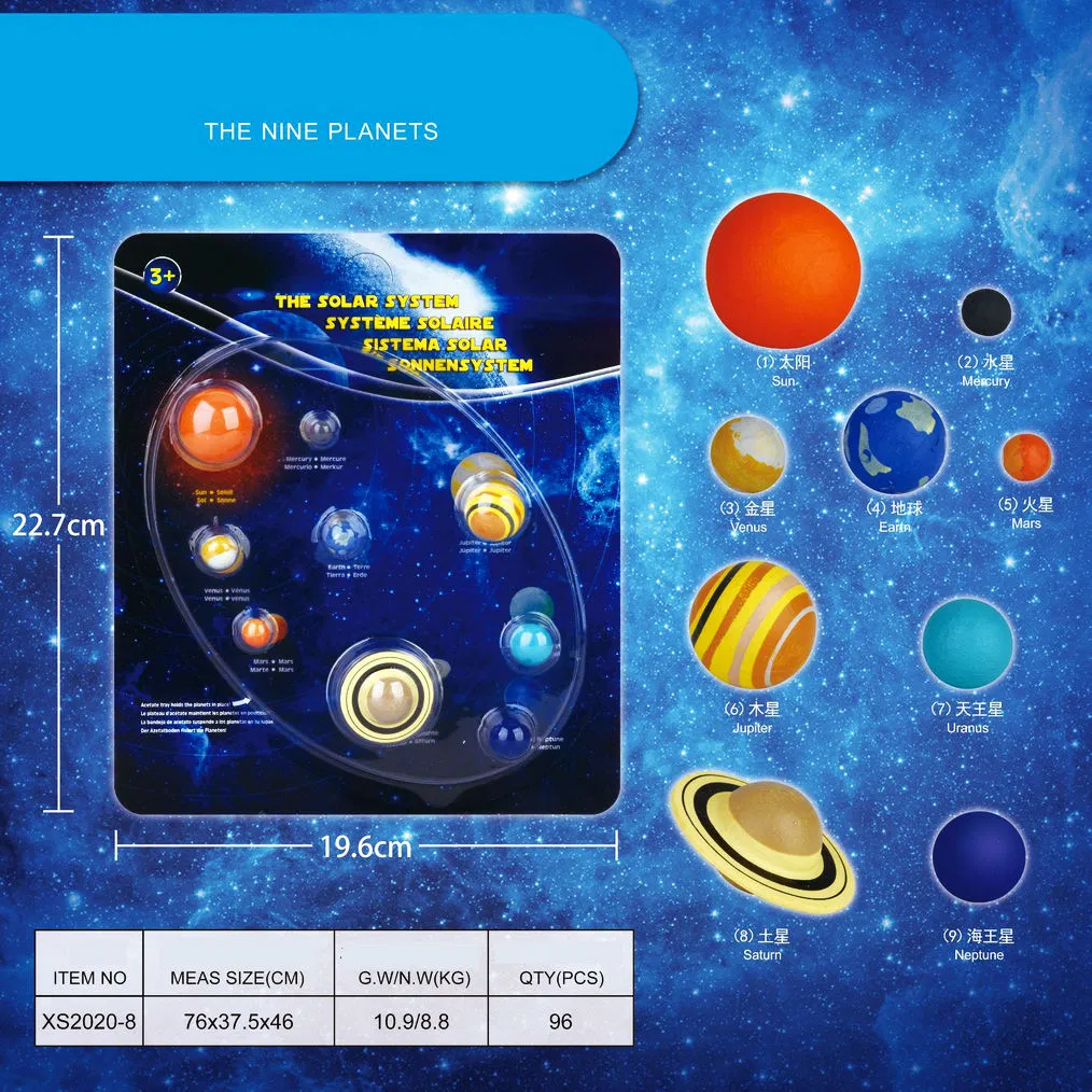 Solar System Nine Planets Model Science and Education Toys