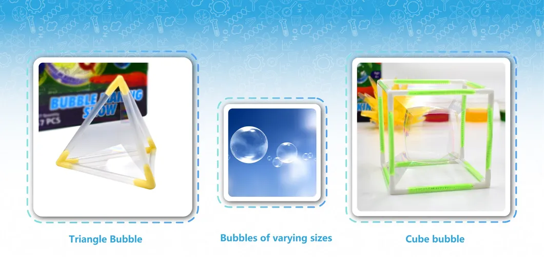 Stem Children DIY Fun Bubble Making Kit Science Toy for Kids