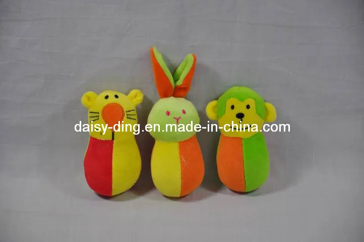 Stuffed Wrist Strap with Animal Heads