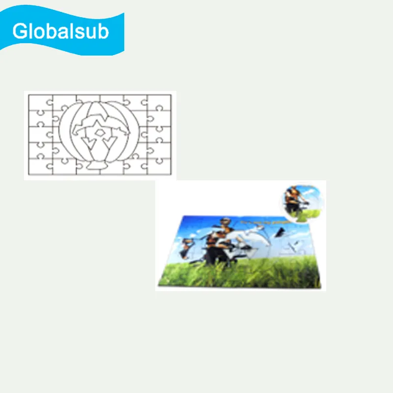 Sublimation Blank MDF Jigsaw Puzzle for Heat Transfer Personalized Learning Puzzle -ABC