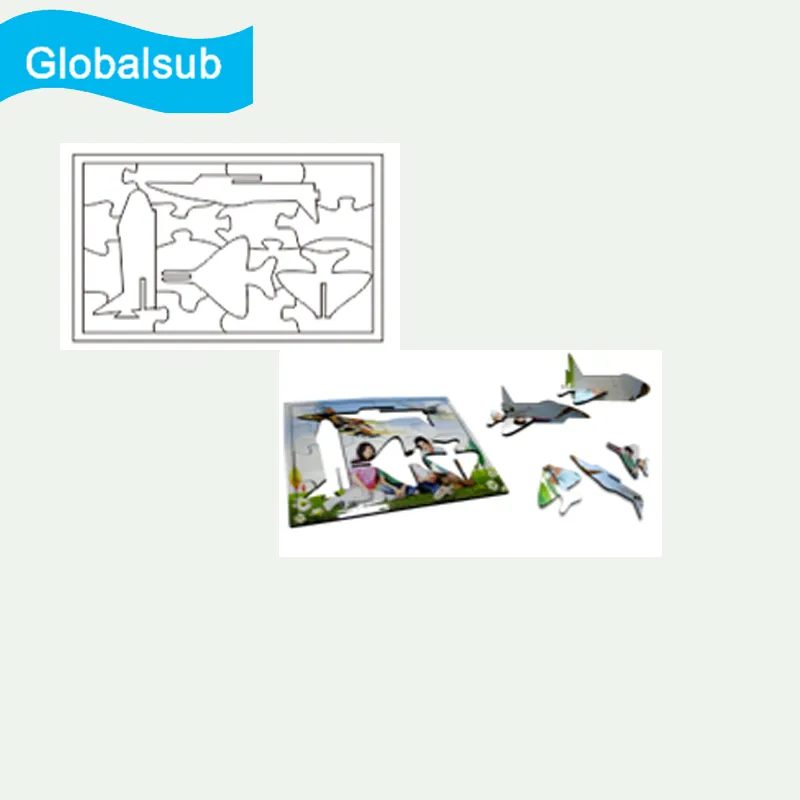 Sublimation Blank MDF Jigsaw Puzzle for Heat Transfer Personalized Learning Puzzle -ABC