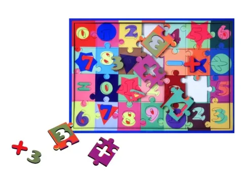 Sublimation Blank MDF Jigsaw Puzzle for Heat Transfer Personalized Learning Puzzle -ABC