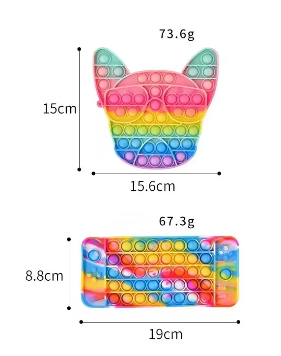 Switch Game Console Handle Rodent Pioneer Desktop Educational Toys Finger Decompression Bubble Rodent Pioneer Handle