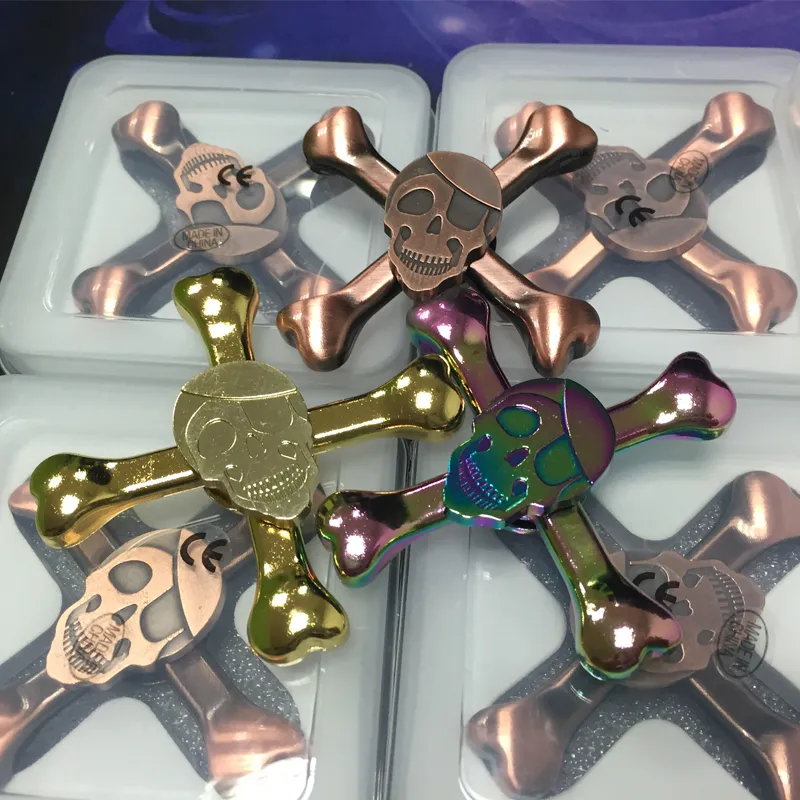 The New Fidget Spinner Skull Head Hot Selling