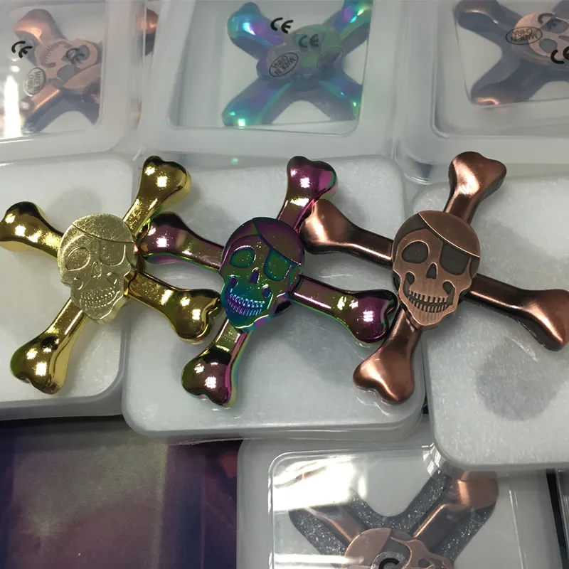 The New Fidget Spinner Skull Head Hot Selling