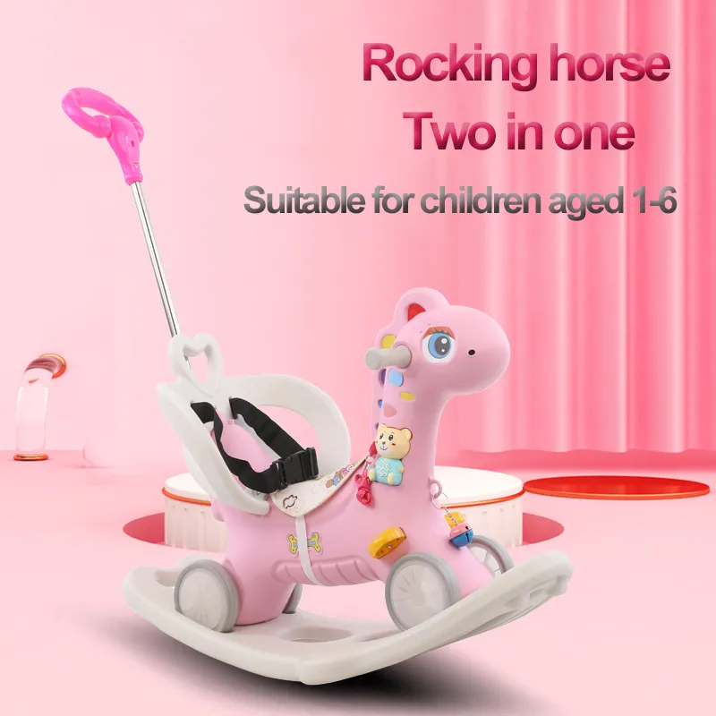 The Supplier Sells Three in One Baby Horse Rocking Toys
