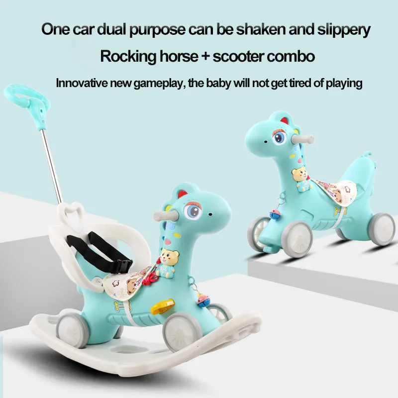 The Supplier Sells Three in One Baby Horse Rocking Toys