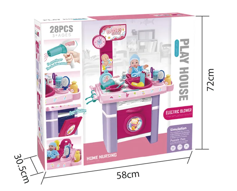 Toy Doctor Kit Baby Care Pretend Play Set Plastic Doctor Toys for Kids