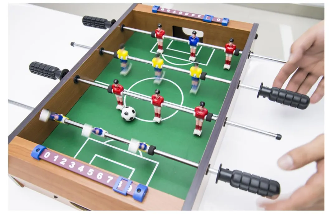 Toy Football Machine, Puzzle Game, Children′s Table Football, Wooden Indoor Mini Football Table