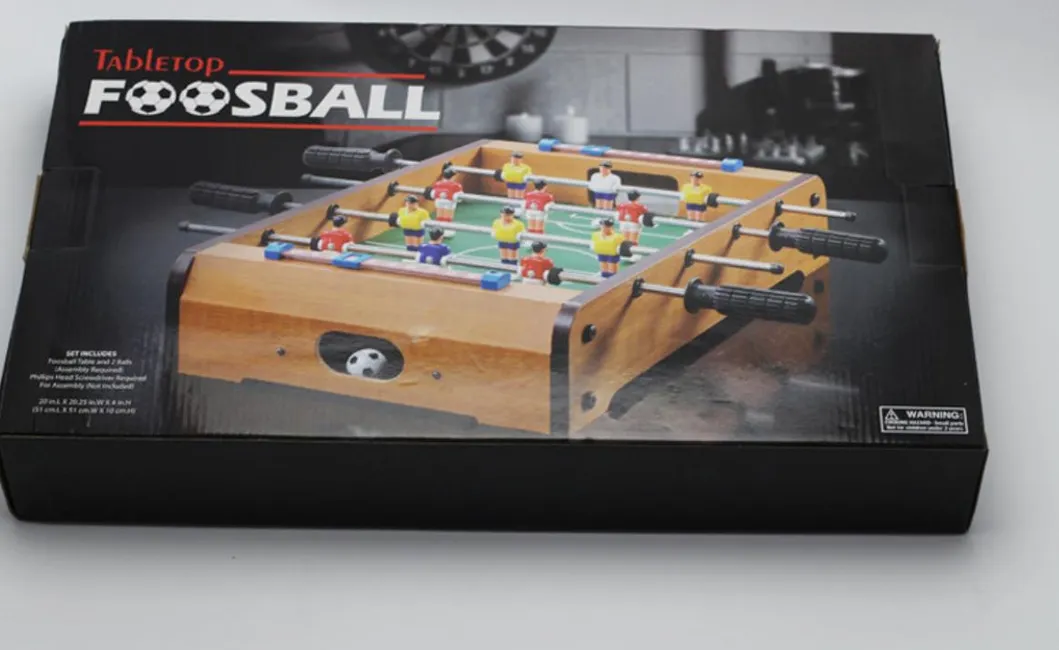 Toy Football Machine, Puzzle Game, Children′s Table Football, Wooden Indoor Mini Football Table