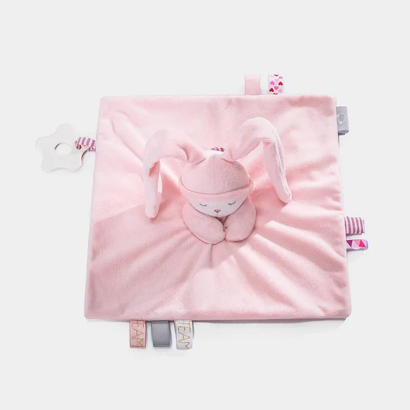 Wholesale Blue Cat Comforting Towel Baby Sleeping Comfort Plush Toys