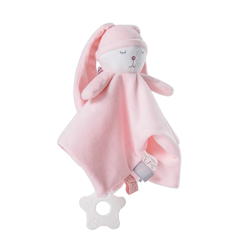 Wholesale Blue Cat Comforting Towel Baby Sleeping Comfort Plush Toys