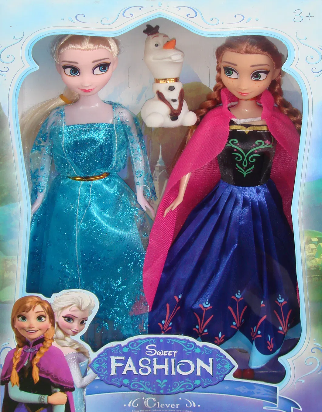 Wholesale Frozen Movie Frozen Doll Elsa Dolls Girls Toy Plastic Toys