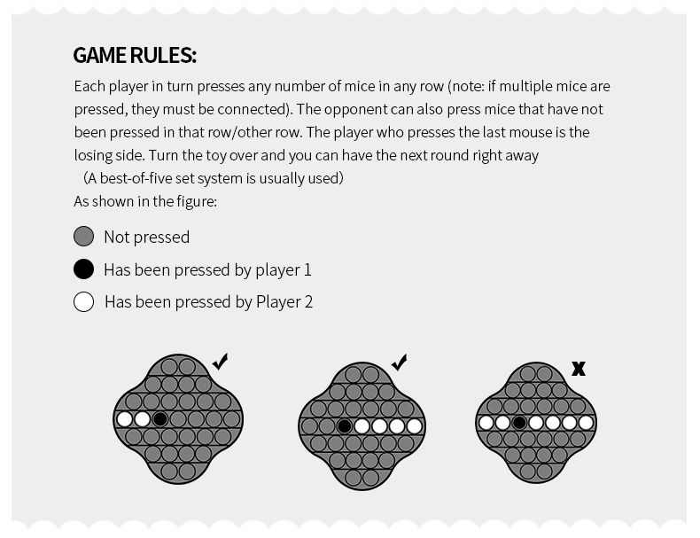 Wholesale Silicone Popit Stress Relief Desktop Kids Toy Baby Practice Board Baby Educational Early Figit Push Pop Bubble Simple Dimple Fidget Sensory Mouse Lost