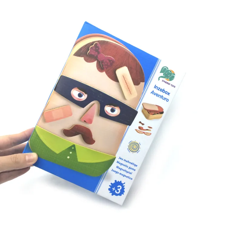 Wooden Facial Expression Puzzle Toy for Kids Educational Learning Toy Baby Toy 38 PCS Safe Children Toy with Smooth Edges