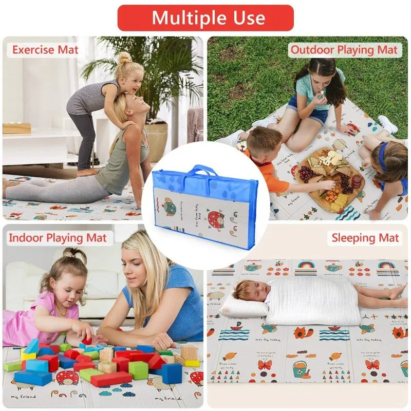 XPE Folding Non Toxic Baby Children Playmat Climbing Carpet Play Mat